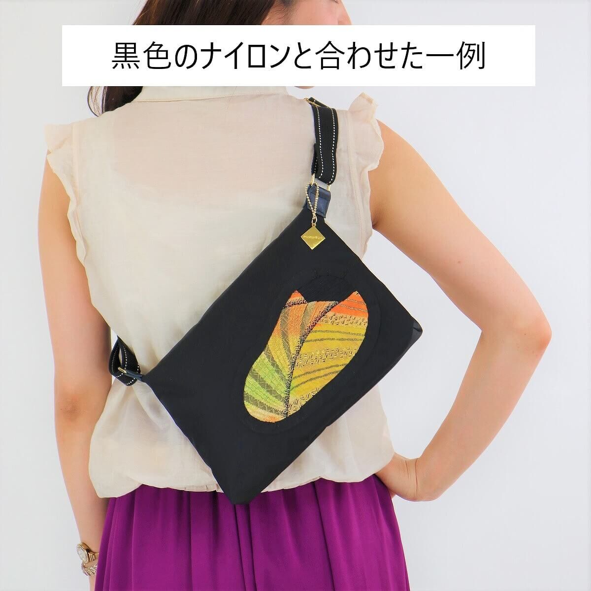 新品未使用】ANA 作業着サコッシュ 水色 ANA整備士の作業着から作った