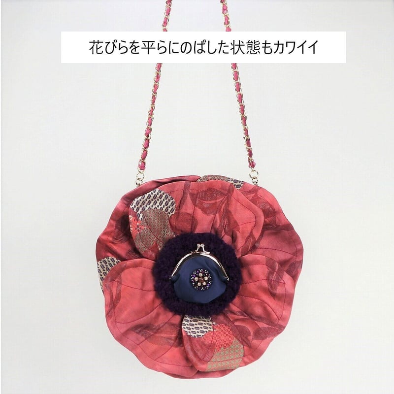 1.フラワーバッグ 1.フラワーバッグ Flowers & Skulls Jacquard Denim Leather Tote bag