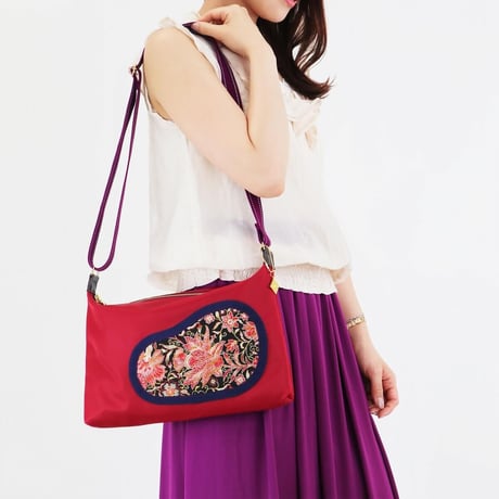 「Obi活」何かと使えるサコッシュ（大）