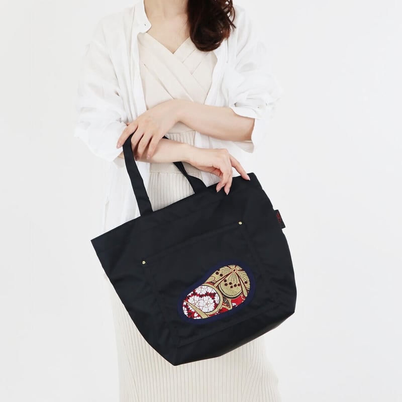 Obi活」ショッピングバッグにもなるトートバッグ(小) | 帯バッグの