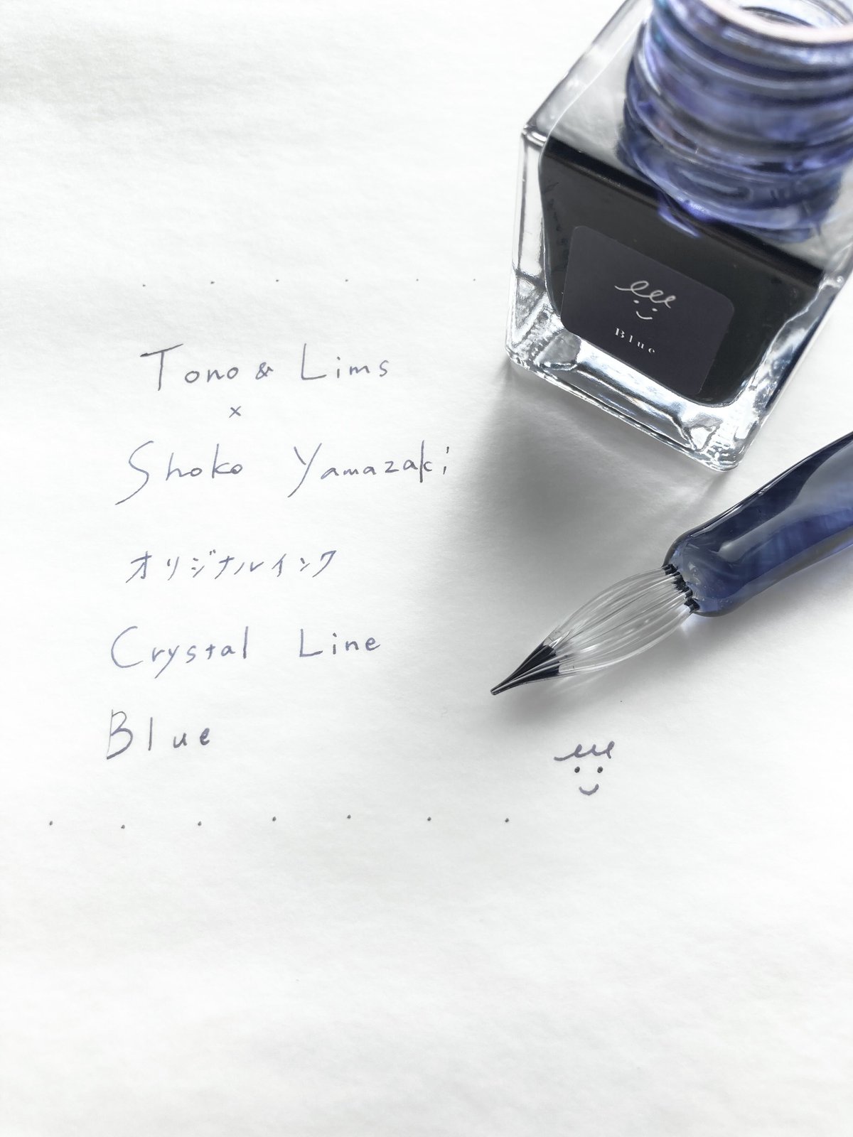 Tono&Lims × Shoko Yamazaki オリジナルインク Blue | Sho Tono&Lims × Shoko Yamazaki オリジナルインク Blue | Sho