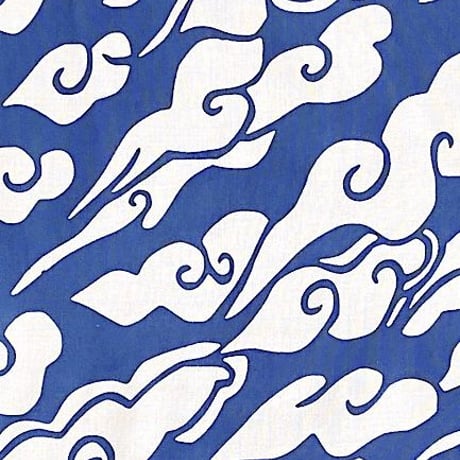 Yakumo (Cloudy Skies) Tenugui (hand towel) -Light Blue