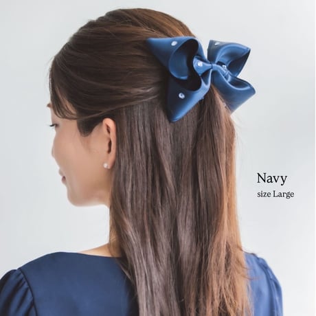 Crystal satin ribbon -Large- SS