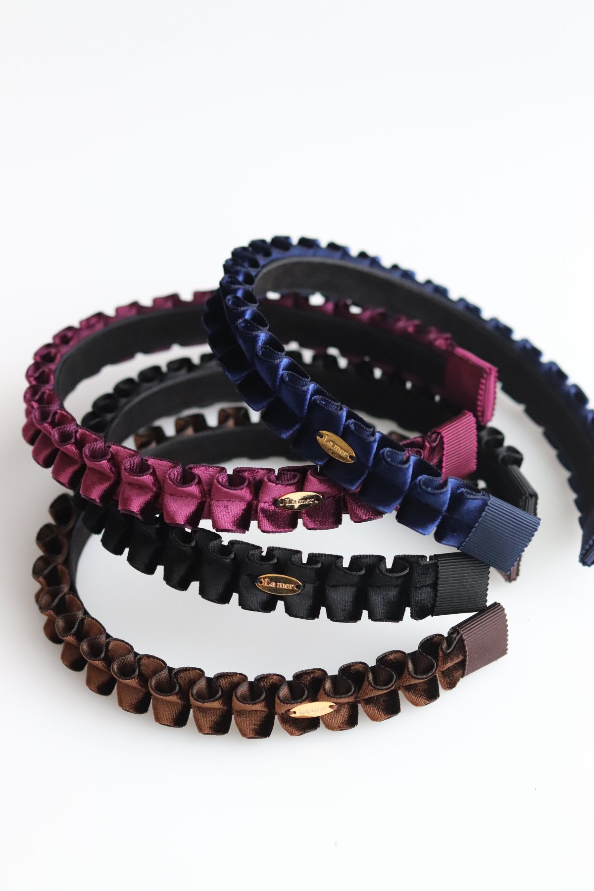 Elegant velvet head band -Narrow- AW | 𝐋𝐚 𝐦𝐞𝐫