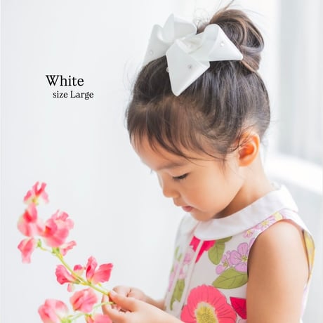 Crystal satin ribbon -Large- SS