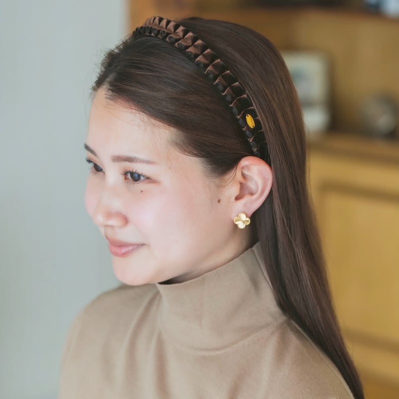 Elegant velvet head band -Narrow- AW | 𝐋𝐚 𝐦𝐞𝐫