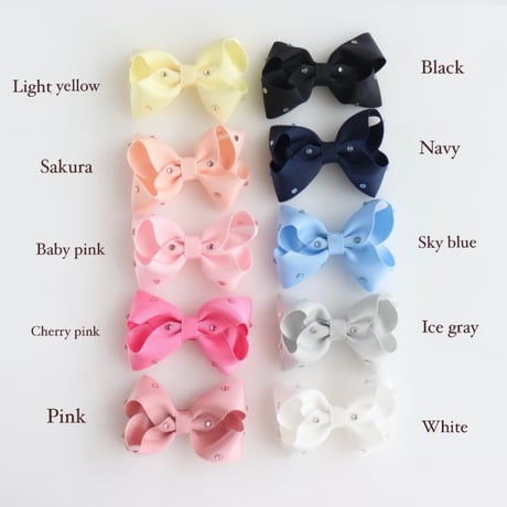 Crystal grosgrain ribbon -Small- SS