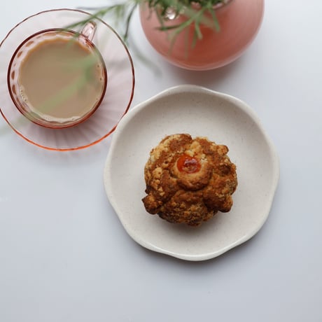 FLOWER PLATE / Oatmeal
