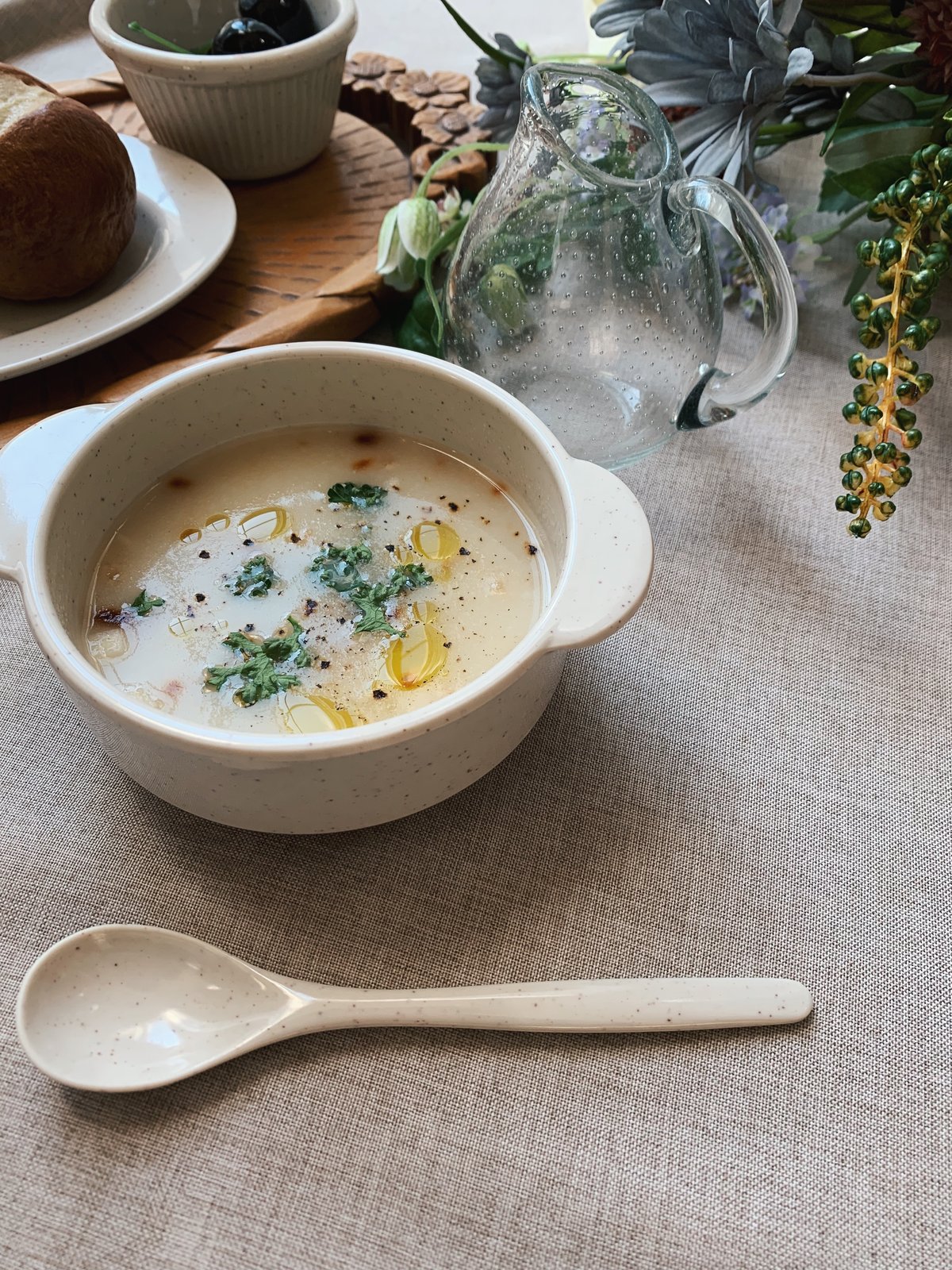 アネモネとスプーン 色で選ぶ :: ヴィンテージ(シルバー) :: インパーフェクション