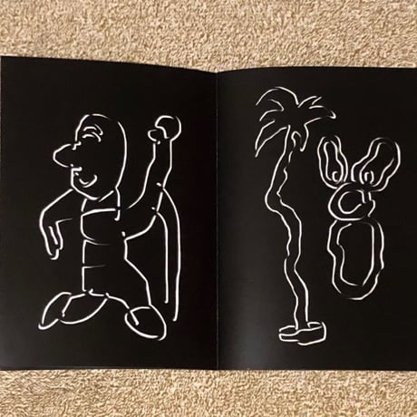 霜田哲也 ／ zine “black drawings”