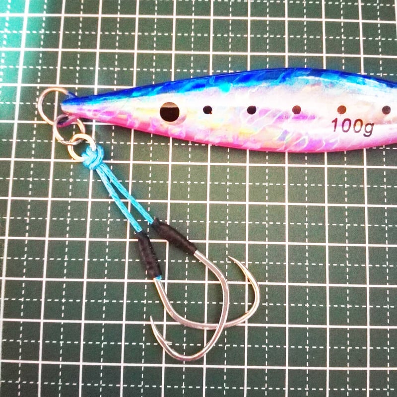 アシストフック パイク#2/0 ダブル ツイン ライトジギング スロー