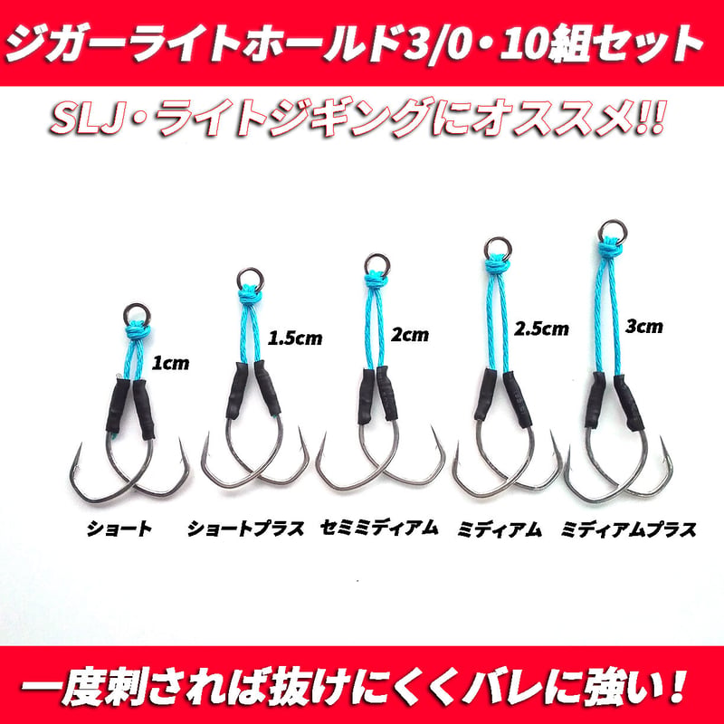 アシストフック10個セット ダブルフック 痒い 売買されたオークション 