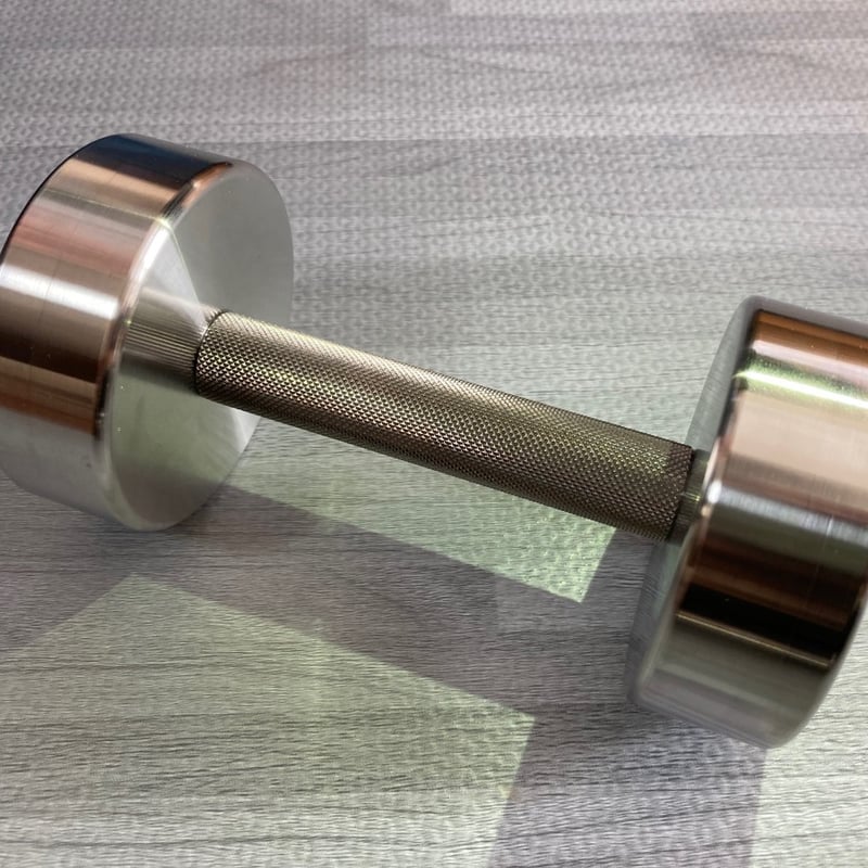 ステンレス製ダンベル3kg/低アレルギー/錆びない/丸洗いOK/ウエイト1 ステンレス製ダンベル3kg/低アレルギー/錆びない/丸洗いOK