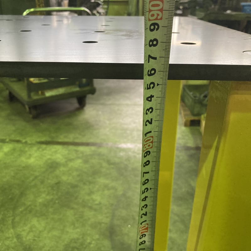溶接テーブル 溶接作業台 12ミリ厚1000x600 ☆テーブル+脚セットの価格 