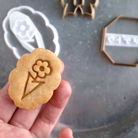 クッキー型　おいわい３点セット