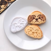 クッキー型　シーズーの顔