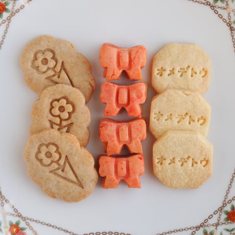 クッキー型　おいわい３点セット