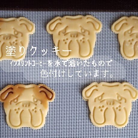 クッキー型　ブルドッグの顔