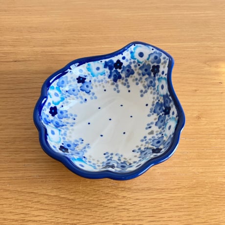 ポーリッシュポタリー 水切りボウル お皿のセットイチゴ柄 ボウル