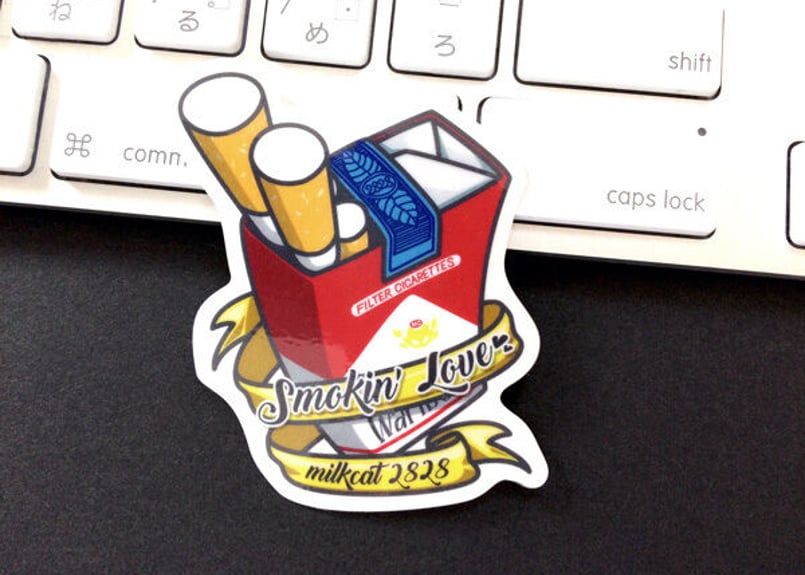 たばこ大好き（赤） | milkcat2828 ONLINE STORE