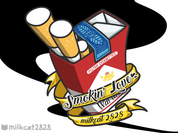 たばこ大好き（赤） | milkcat2828 ONLINE STORE