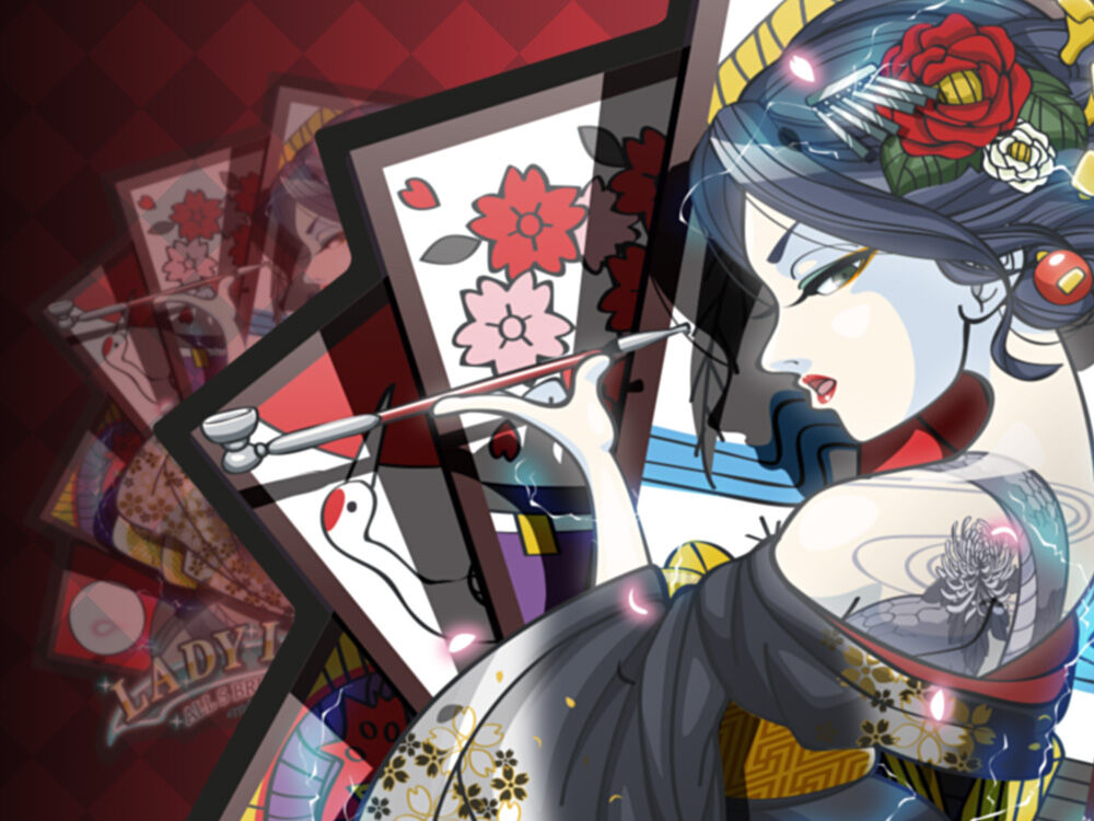 LADY LUCK 花札 2（五光） | milkcat2828 ONLINE STORE