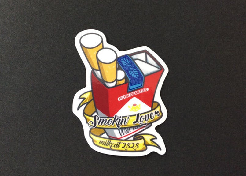 たばこ大好き（赤） | milkcat2828 ONLINE STORE