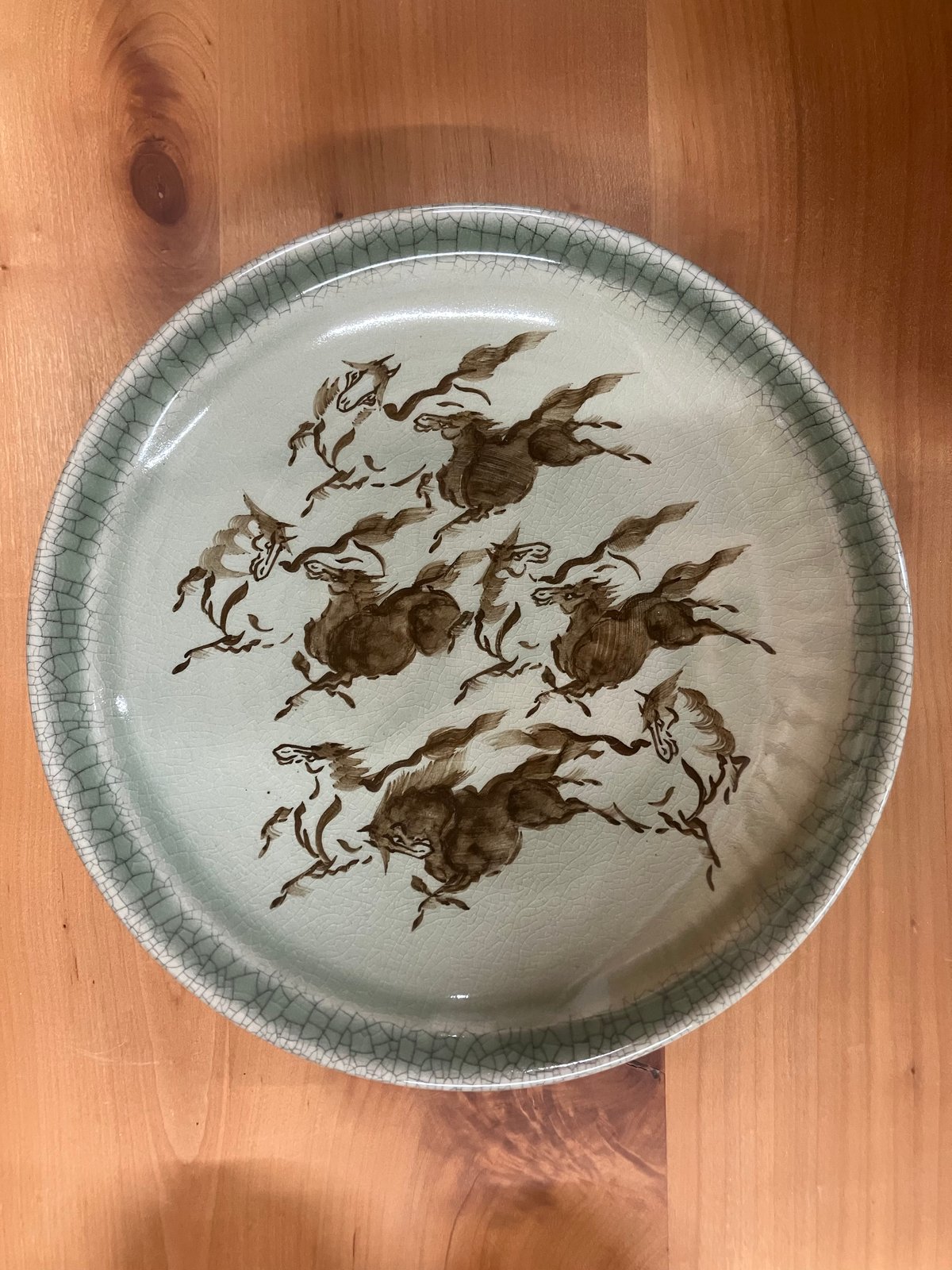 民藝 馬 大皿 大鉢 絵皿 飾皿 作家不詳 民藝 馬 大皿 大鉢 絵皿 飾皿 作家不詳 Amazon.co.jp: 民