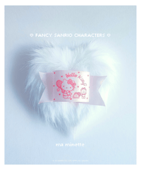 【 Hello Kitty × ma minette 】 　❤️heart puff pouch❤️