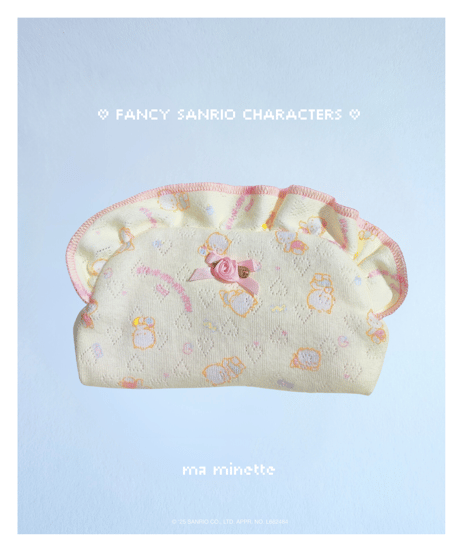【  Nya Ni Nyu Nye Nyon × ma minette 】 🍼frill pouch🍬