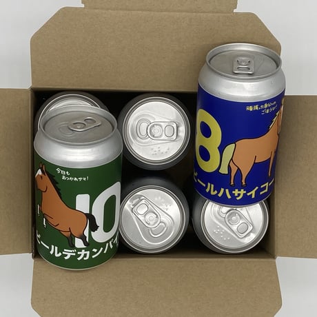 馬い酒クラフトビール（ビールハサイコー＆ビールデカンパイ）6缶セット