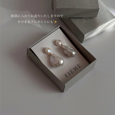 large baroque perl earrings