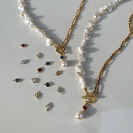 birthstone pearl necklace