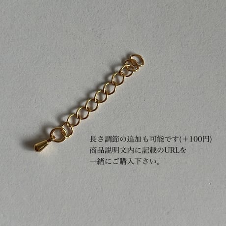 ［ heart × perl ］necklace