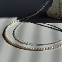 ［ Harkimer Diamond ］double necklace