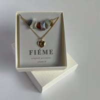colorful stone necklace