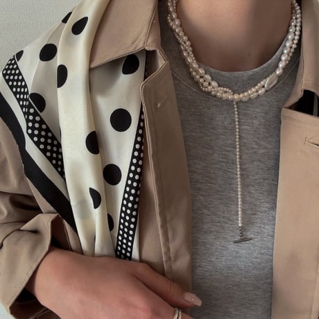 ［9way］" Étoffe " - perl  necklace