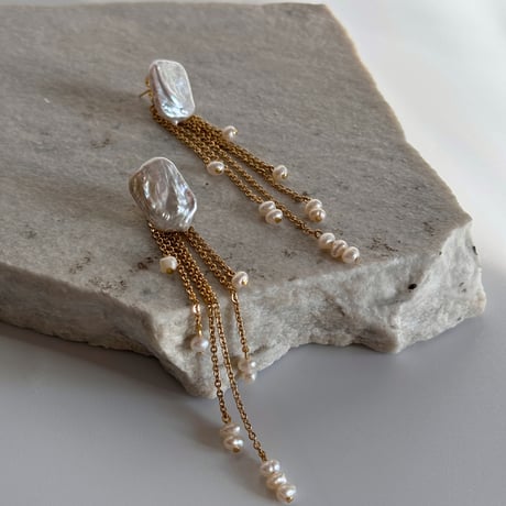 ［2way］chandelier chain pierce / earring