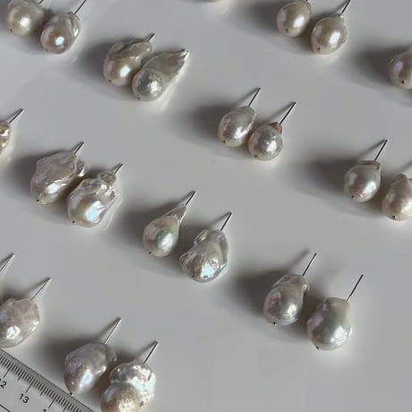 バロックパールピアス