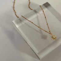 ［gold］opal star  necklace