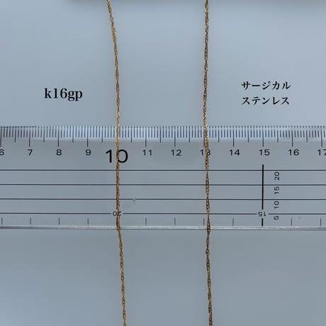 サージカルステンレスチェーンへ変更