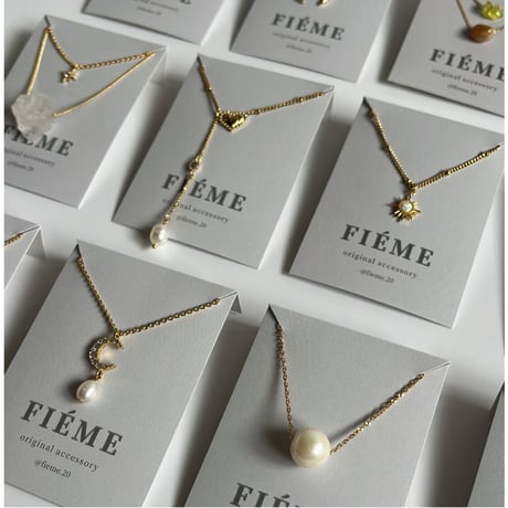 baroque perl  long necklace - 02