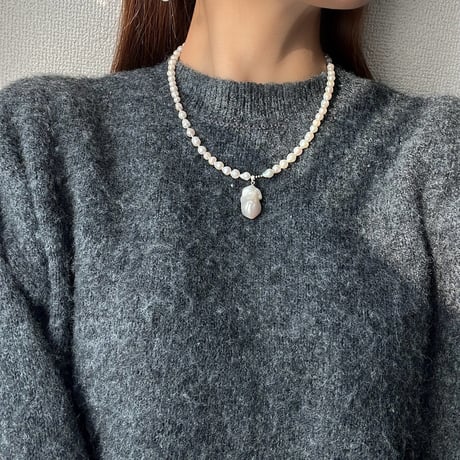 baroque pearl  necklace  - 04