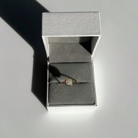 opal gold ring