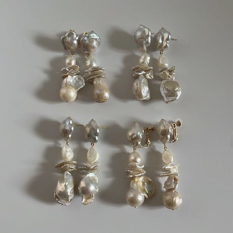 Flower perl pierce