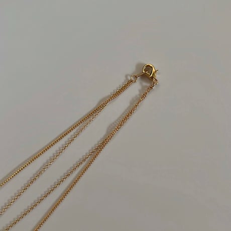 ［ quartz ］gold necklace