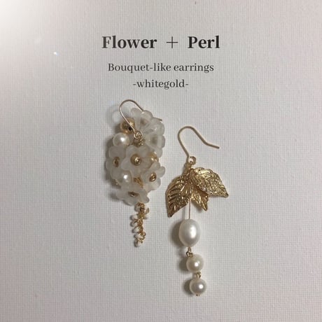 花束ピアス/イヤリング/サージカルステンレス