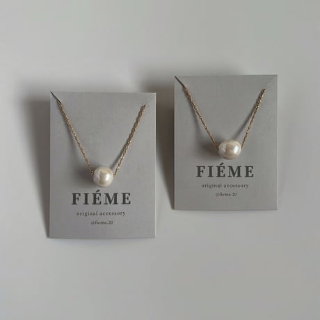 baroque perl  long necklace - 02