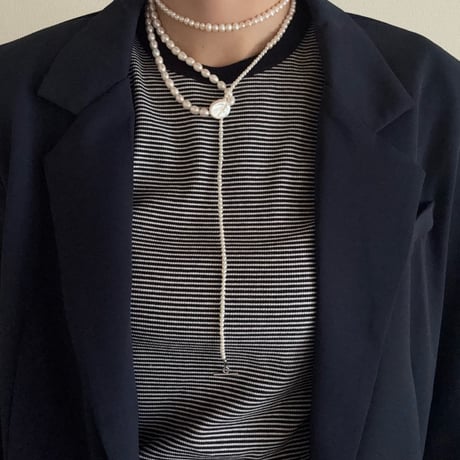 ［9way］" Étoffe " - perl  necklace