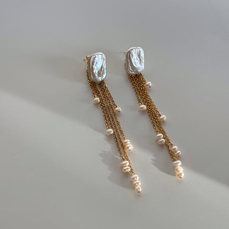 ［2way］chandelier chain pierce / earring